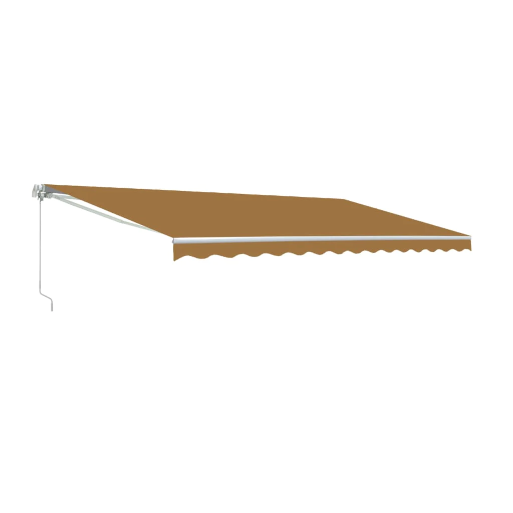 Aleko Motorized Retractable Patio Awning 10x8 Feet Sand AWM10X8SAND31-AP