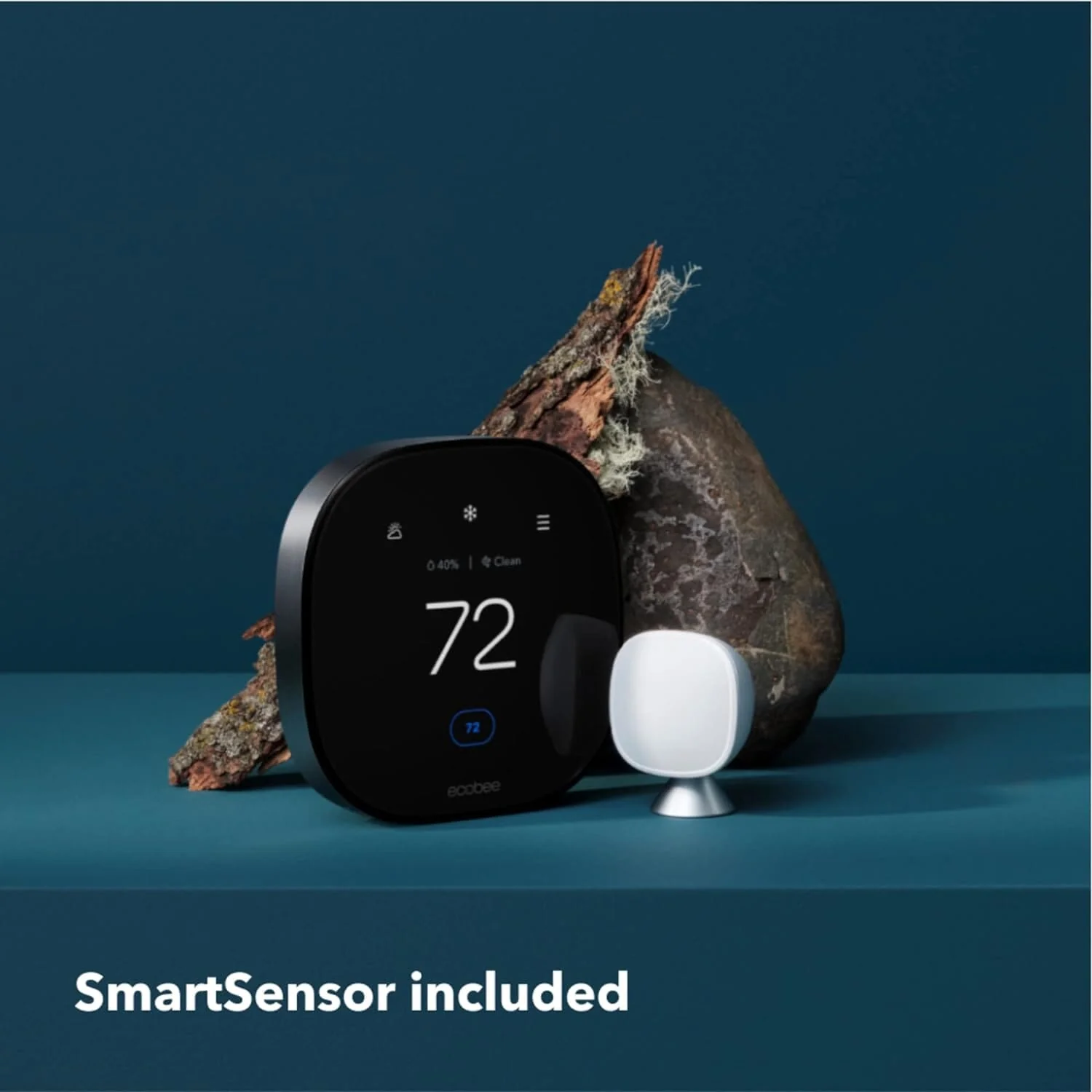 ecobee New Smart Thermostat Premium with Smart Sensor and Air Quality Monitor  (Refurbished)