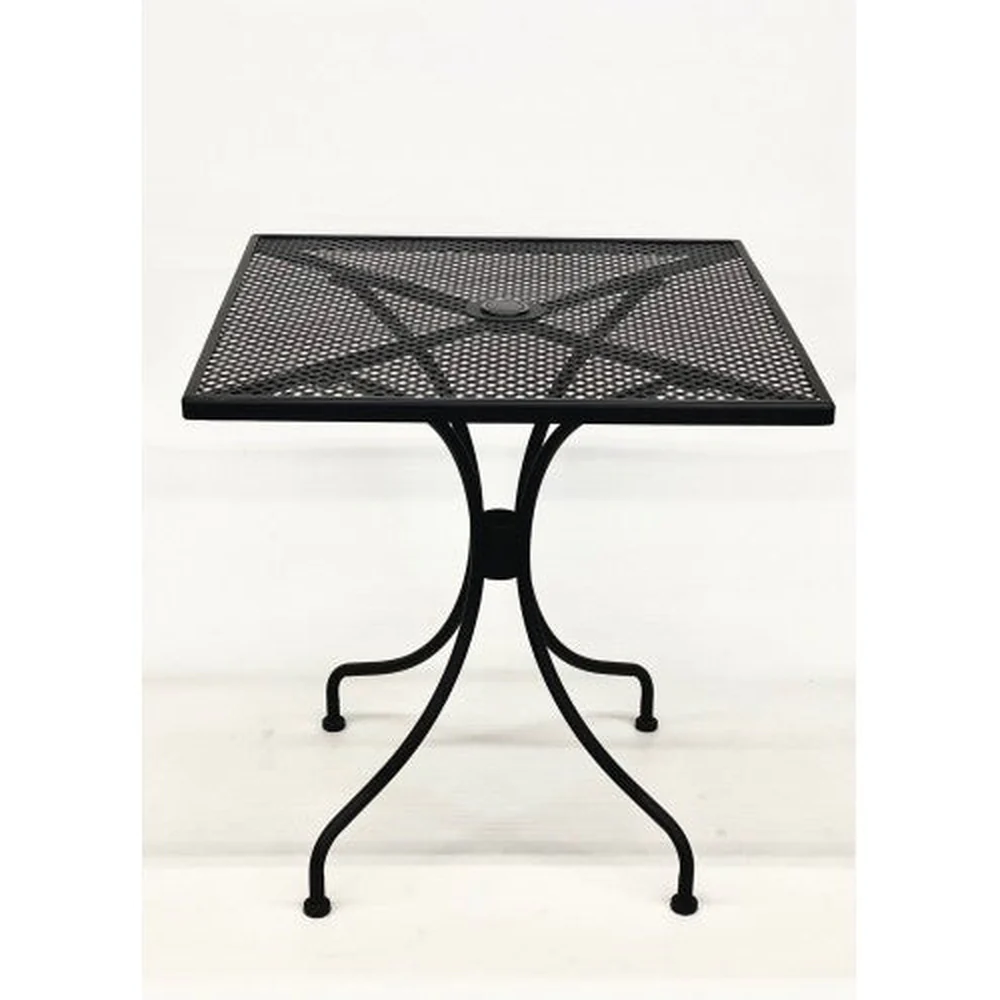 Black Mesh Outdoor Patio Table
