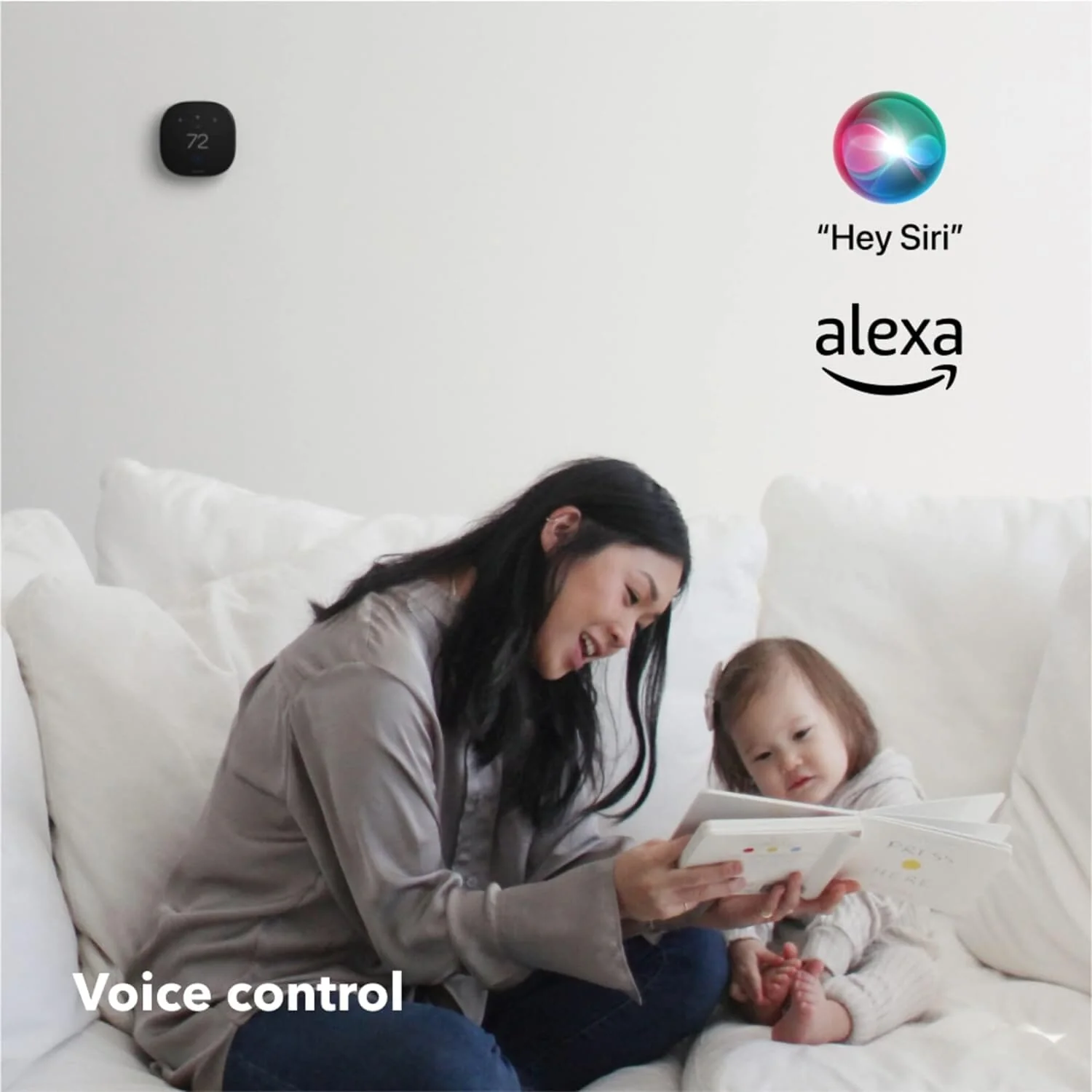 ecobee New Smart Thermostat Premium with Smart Sensor and Air Quality Monitor  (Refurbished)