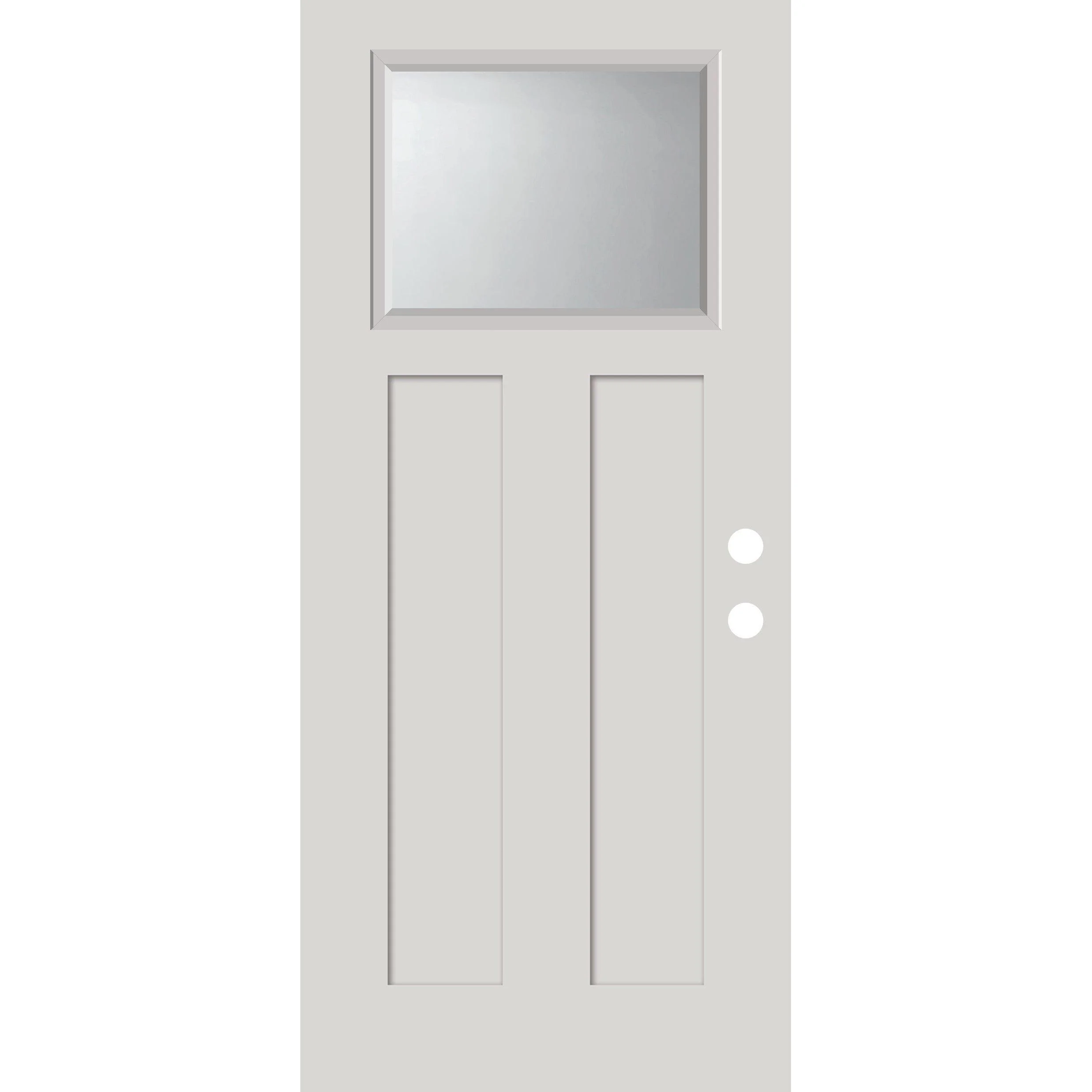 Smooth Fiberglass Entry Door Slab (3 Panel Craftsman)
