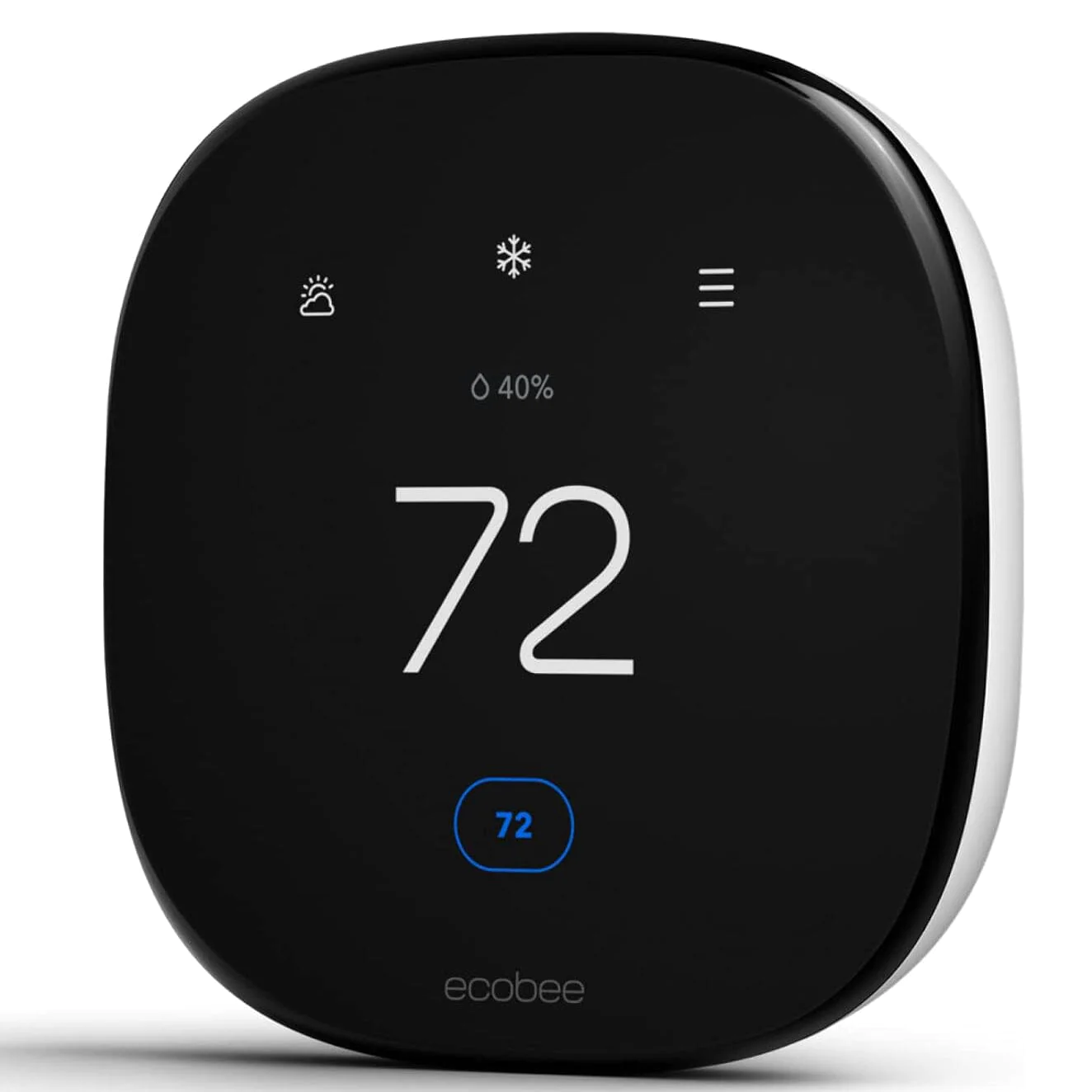 ecobee New Smart Thermostat Enhanced - Programmable Wifi Thermostat - Works with Siri, Alexa, Google Assistant - Energy Star Certified - Smart Home  (Refurbished)