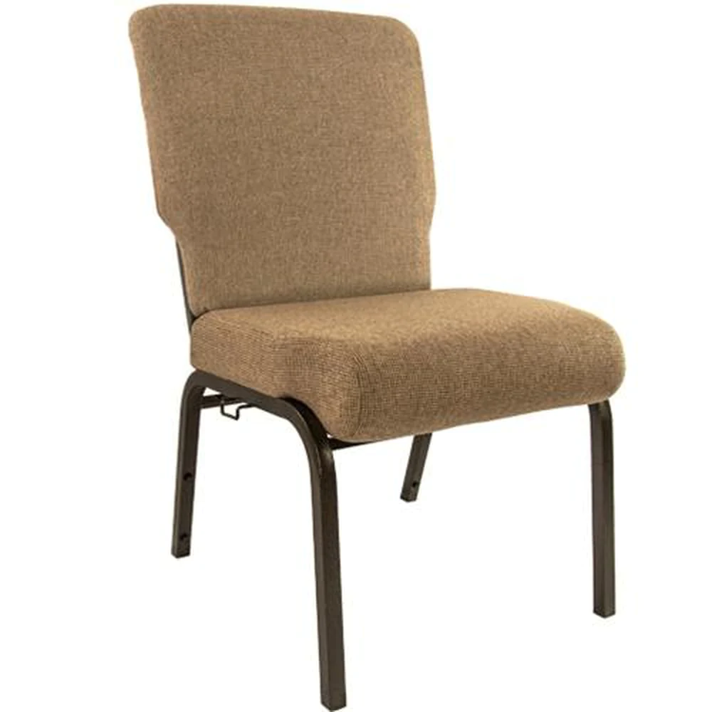 Advantage 20.5 Inch Width Stacking Sanctuary Chair - Gold Vein Frame