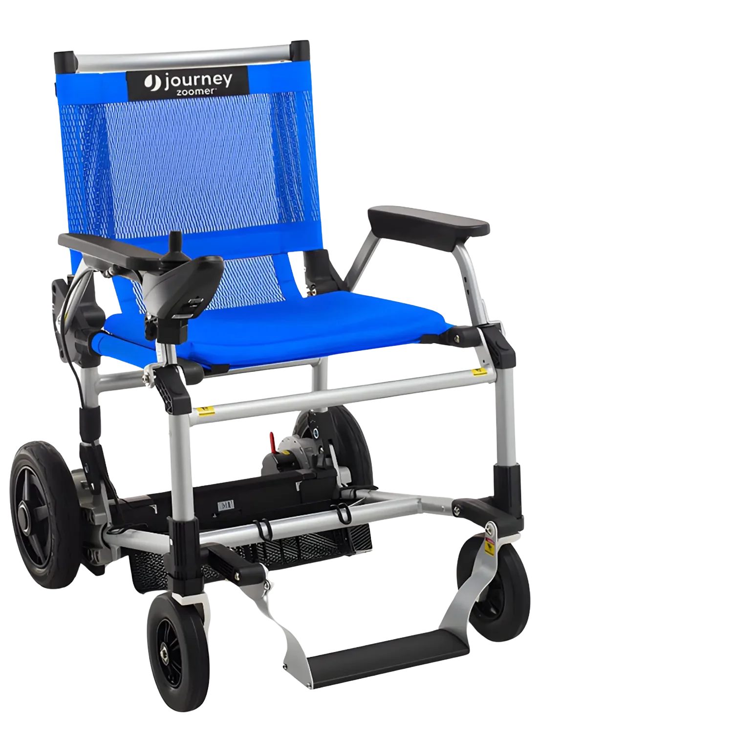 Journey Zoomer Folding Power Chair 24V 8.76Ah 220W 3.7 MPH 8 Mile Range Left or Right Hand Control 08360 New