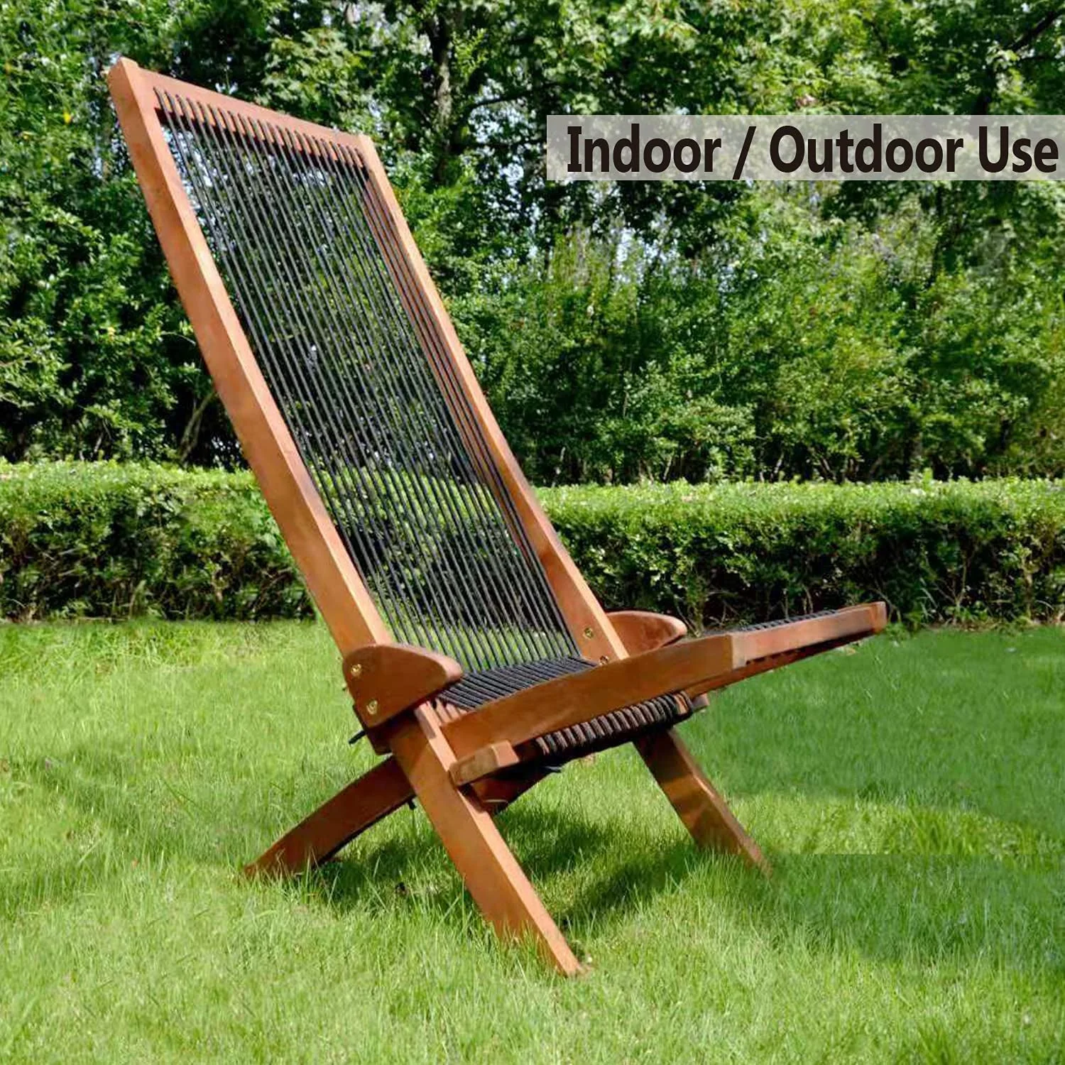 Folding Chairs Wooden Foldable Patio Chair