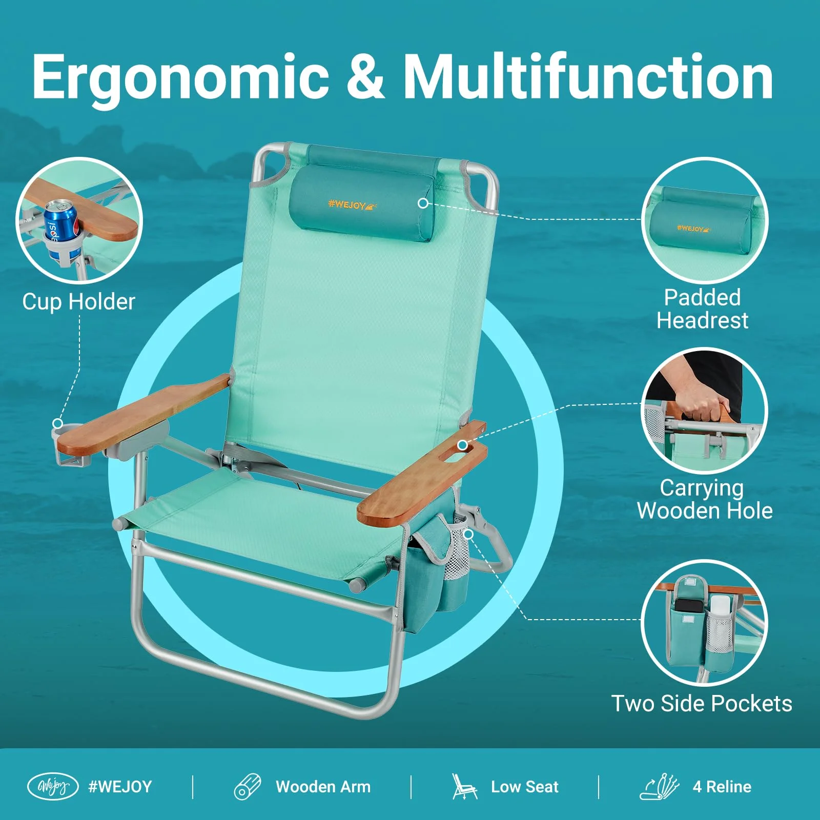 WEJOY Beach Chair L