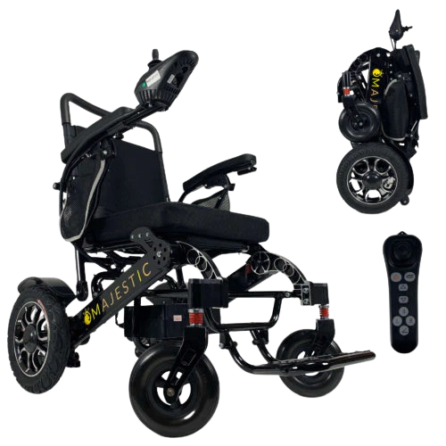 ComfyGO Majestic IQ-7000 Auto Folding Remote Controlled Electric Wheelchair New