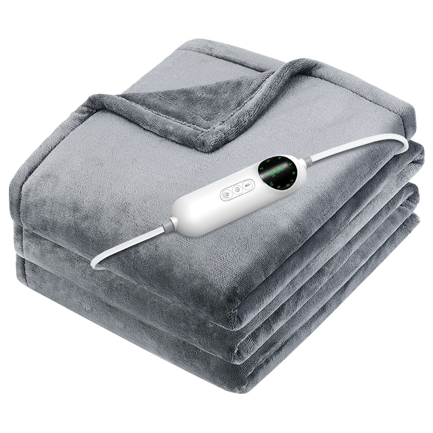 Electric Heated Throw Flannel Heated Blanket