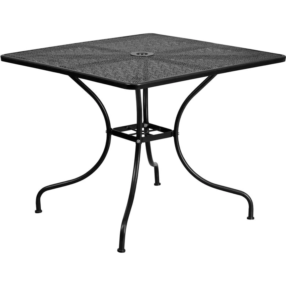 35.5'' Square Outdoor Steel Patio Table