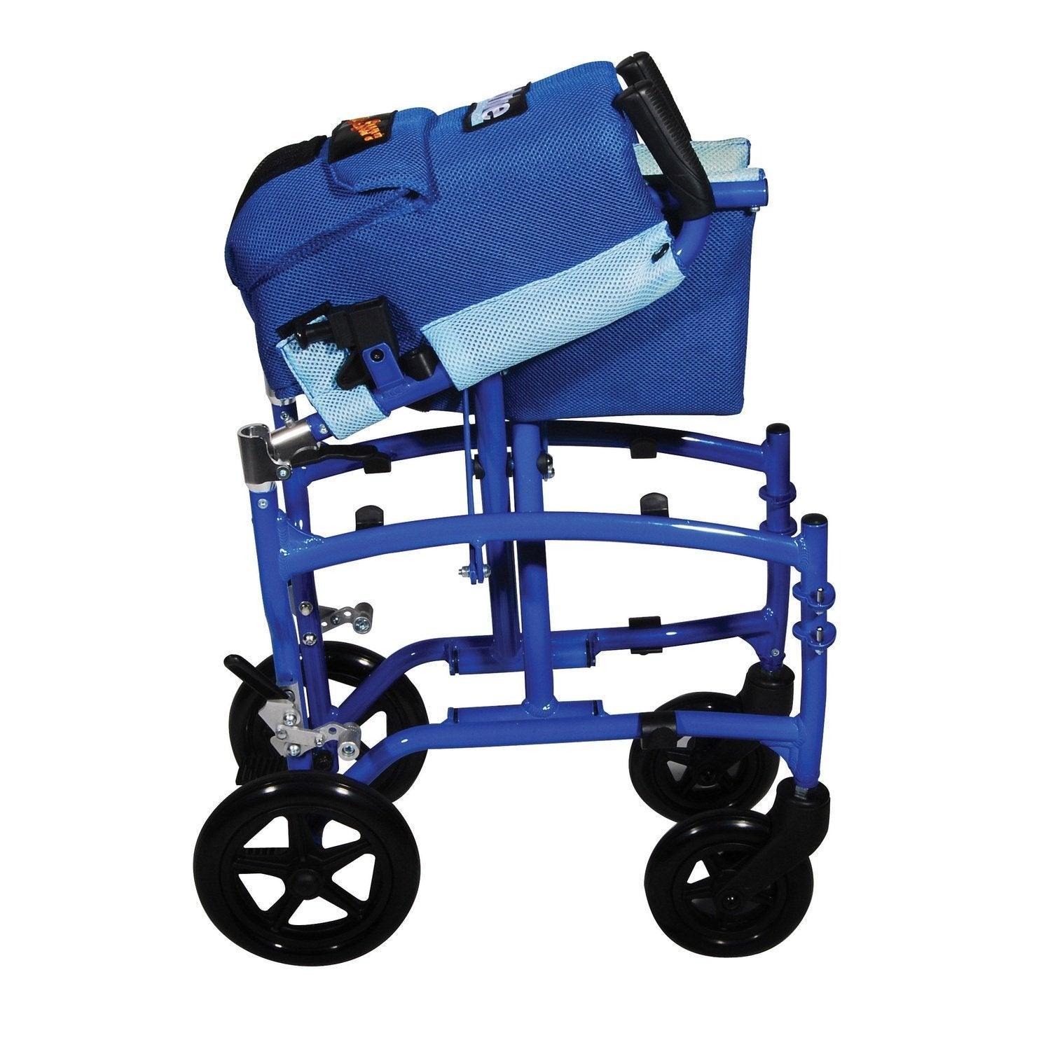 Drive Medical TranSport Aluminum Transport Wheelchair