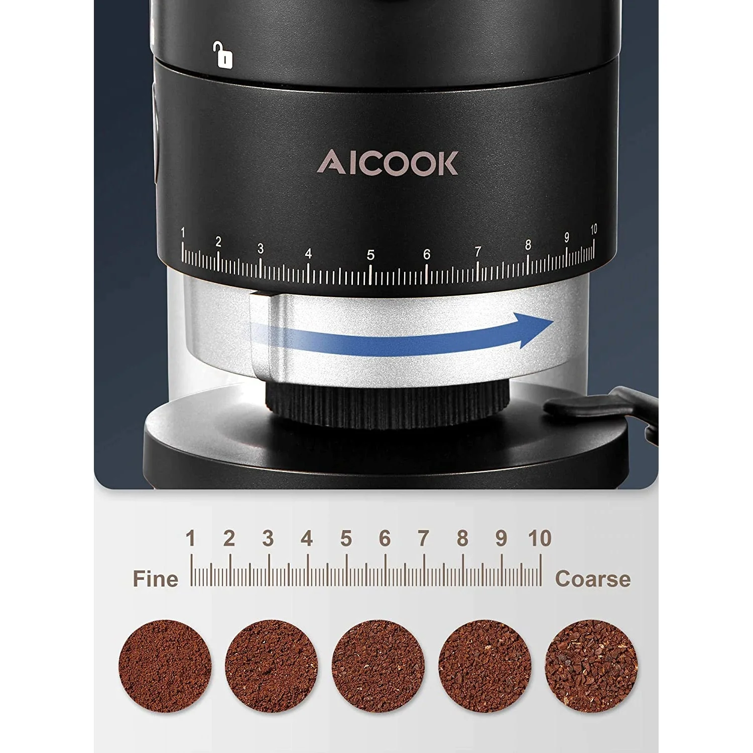 Electric Conical Burr Coffee Grinder