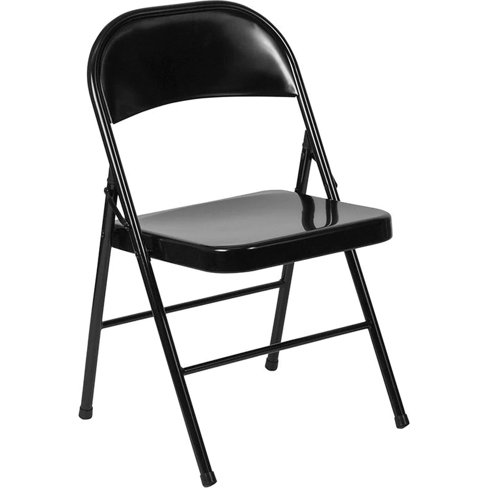 2 Pk. HERCULES Series Double Braced Metal Folding Chair