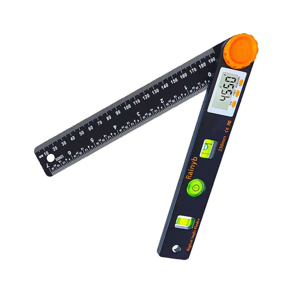 Digital Angle Finder 4 in 1 Digital Angle Gauge Level Ruler Angle Measuring Tool for Craftsman Carpenters Woodworkers