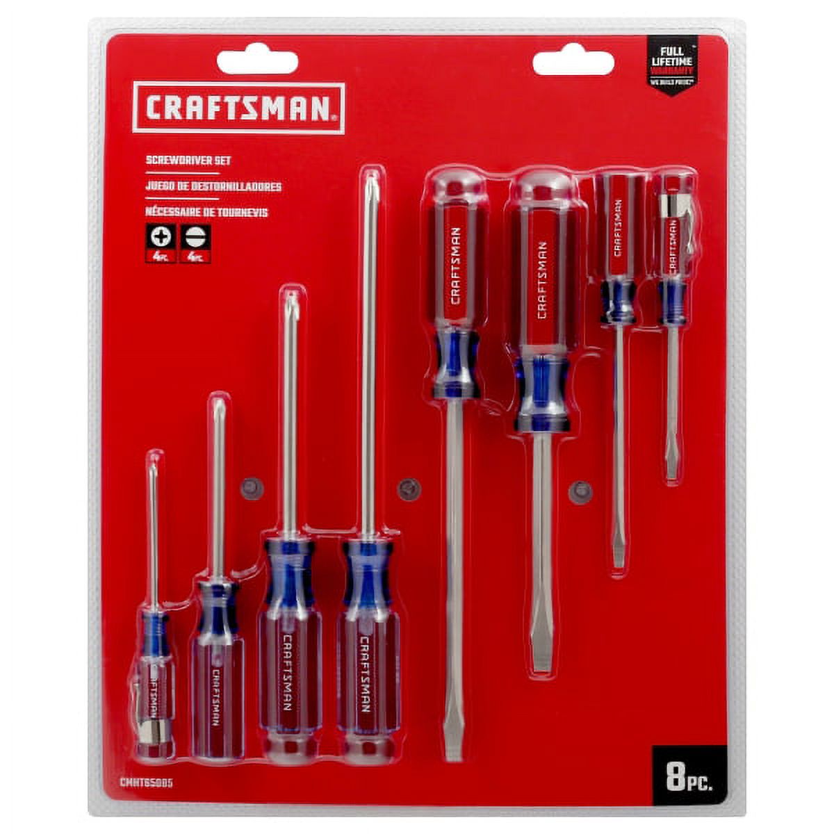 Craftsman 8 Piece Assorted Screwdriver Set