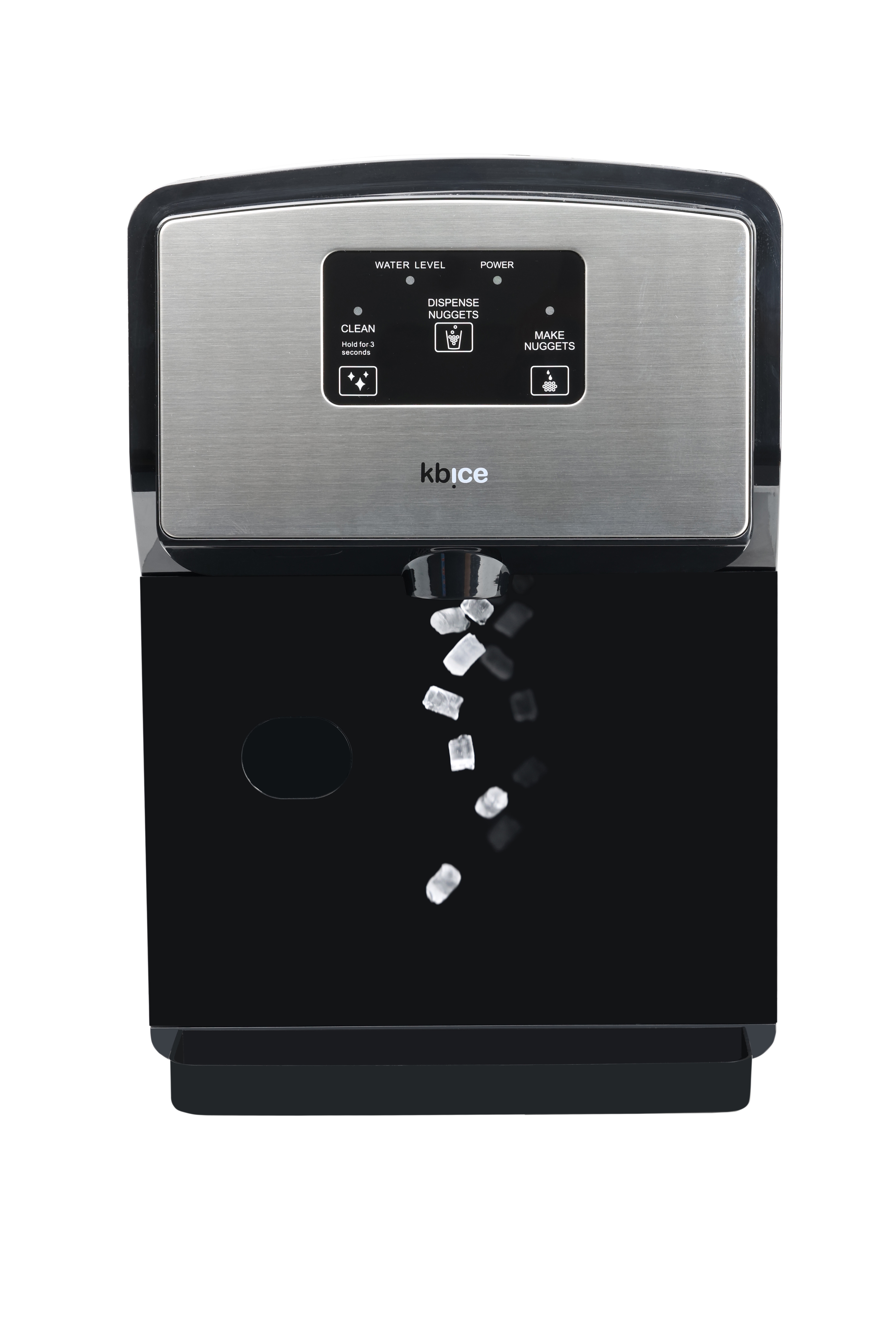 KBICE Self Dispensing Countertop Nugget Ice Maker, Crunchy Pebble Ice Maker