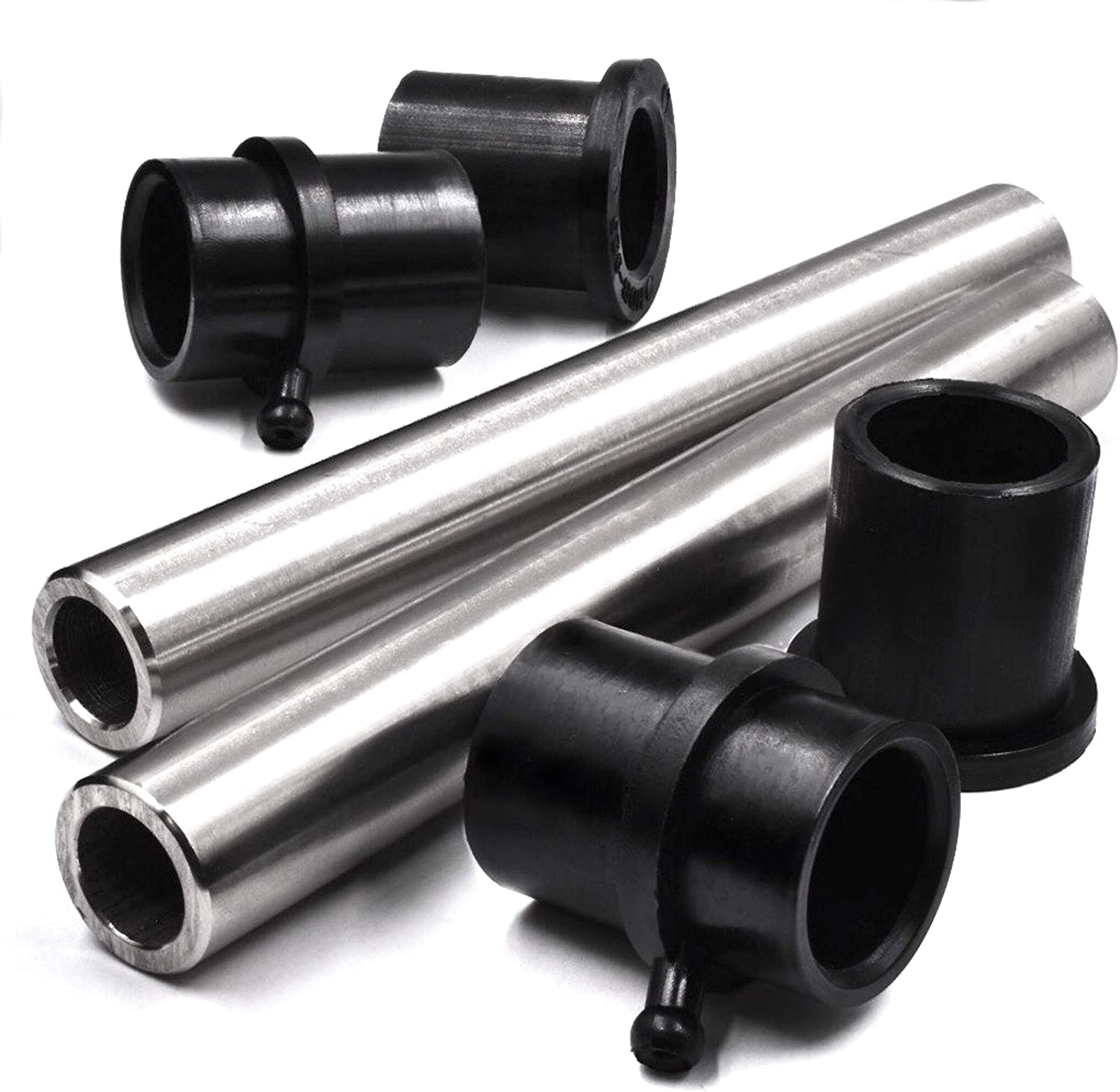 HD Switch OEM Upgrade Stainless Steel Front Wheel Spanner 750-04775A & Bushings 741-0990B 741-0516B Fits Cub Cadet Craftsman MTD Troy-Bilt White Yard Machine Yardman Columbia RedMax Bearings (2 Kits)