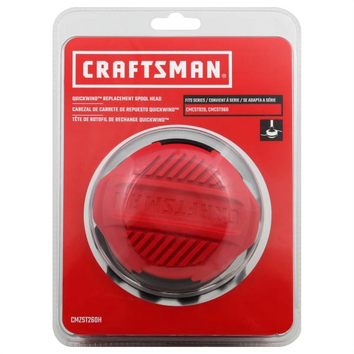 Craftsman Quickwind 0.08 in. D X 50 ft. L Replacement Spool Head