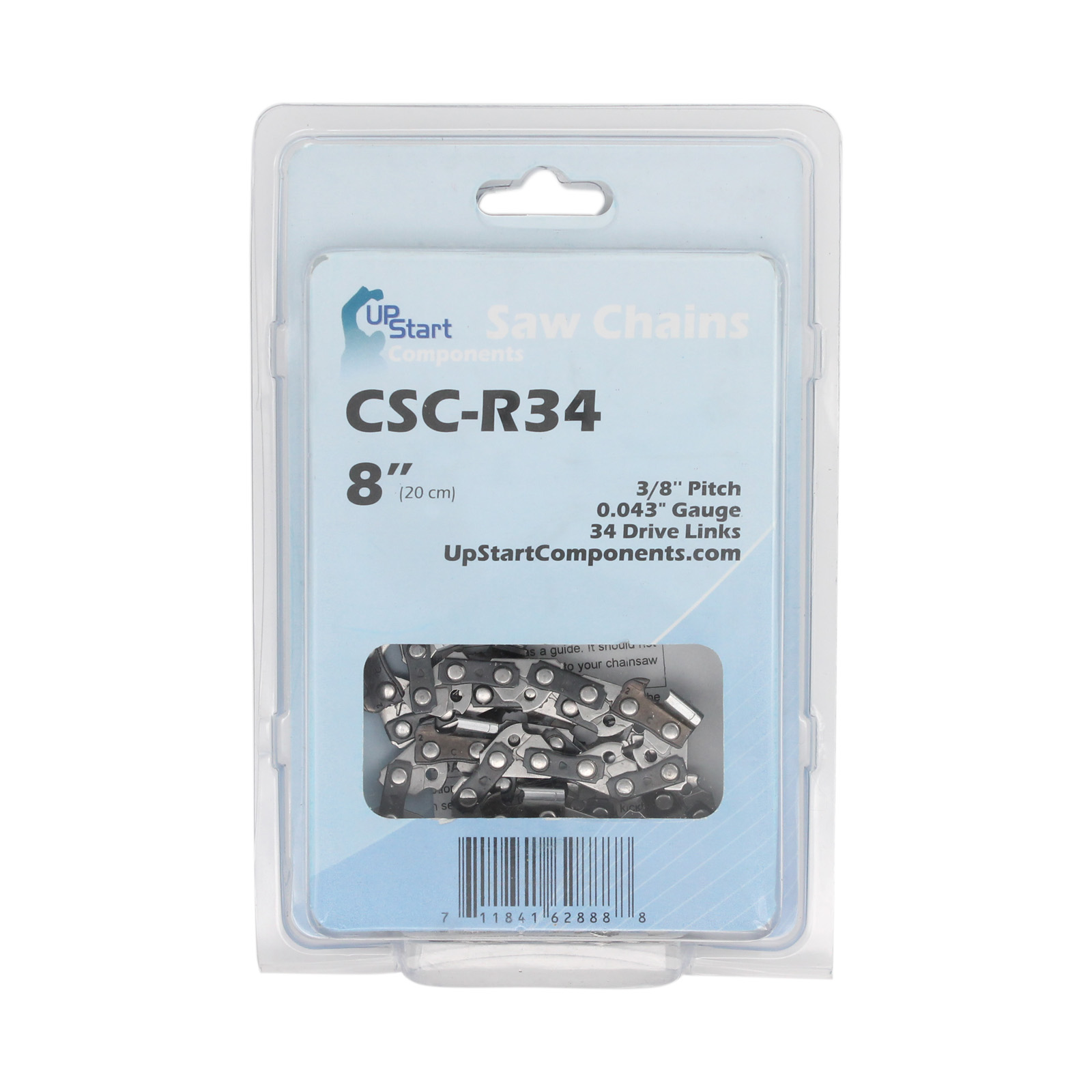 UpStart Components Replacement 8-Inch Micro Lite R34 90PX Low Profile Chainsaw Chain for Black & Decker LPP120, Oregon PS250, Craftsman 79240, Craftsman 79246, Poulan PP338PT, Worx WG310 Chainsaw