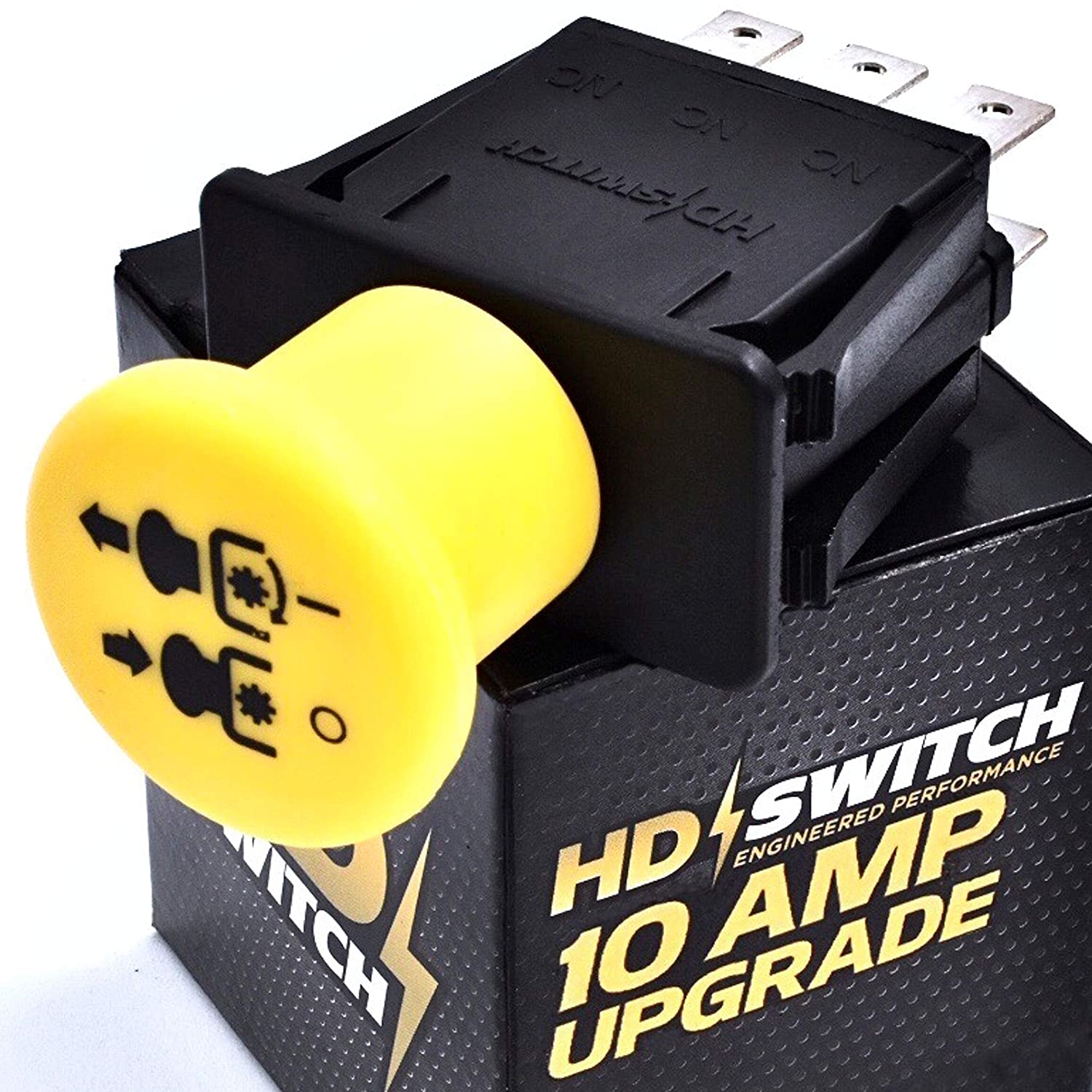 HD Switch Blade Clutch PTO Switch fits 140404 146283 154959 154963 169416 169417 174651 174652 174653 for Poulan AYP MTD Craftsman and 6201316MA 94927 Murray (10 AMP UPGRADE) Improved Design