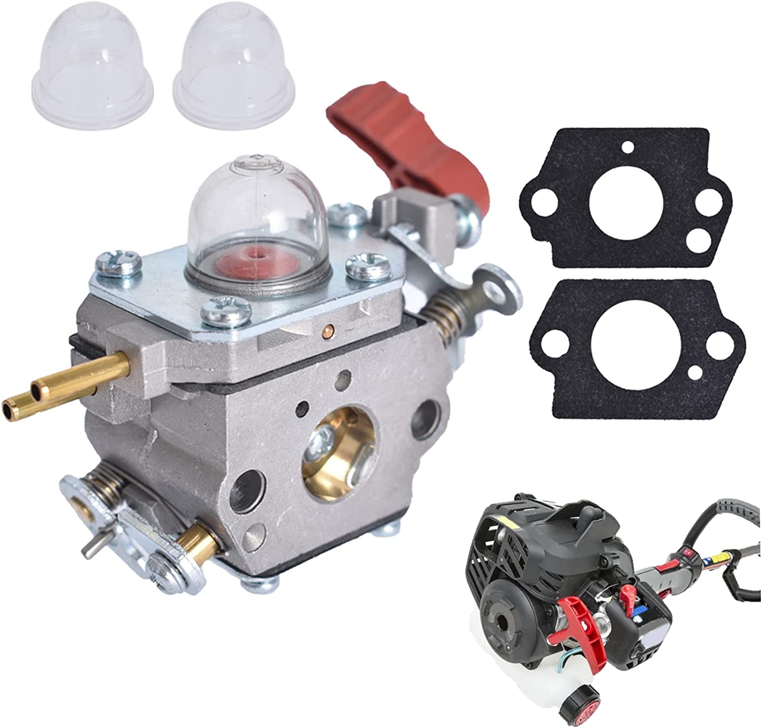 PET-U 753-06288 Carburetor Replacement for Troy Bilt TB2040XP TB2044XP TB35EC TB2MB TB430 TB225 for Craftsman 316240320 316711170 316711191 25CC C1U-P27 Trimmer Weedeater