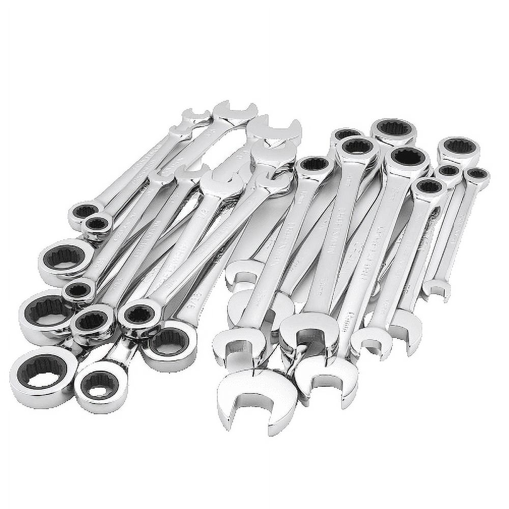 Craftsman 20 Piece Ratcheting Wrench Set Inch / Metric