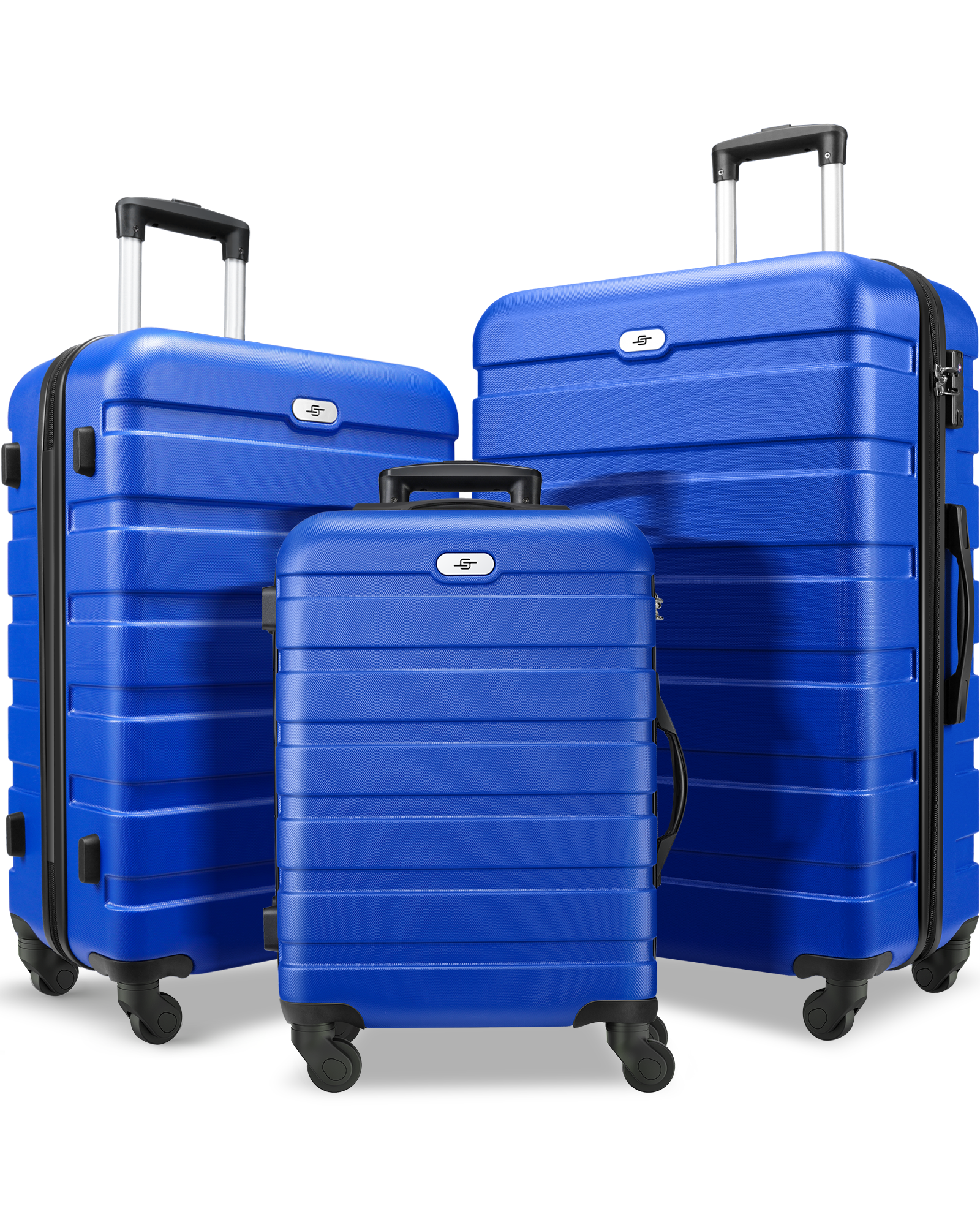 3 Piece Luggage Sets Hard Shell Suitcase Set with Spinner Wheels for Travel Trips Business 20