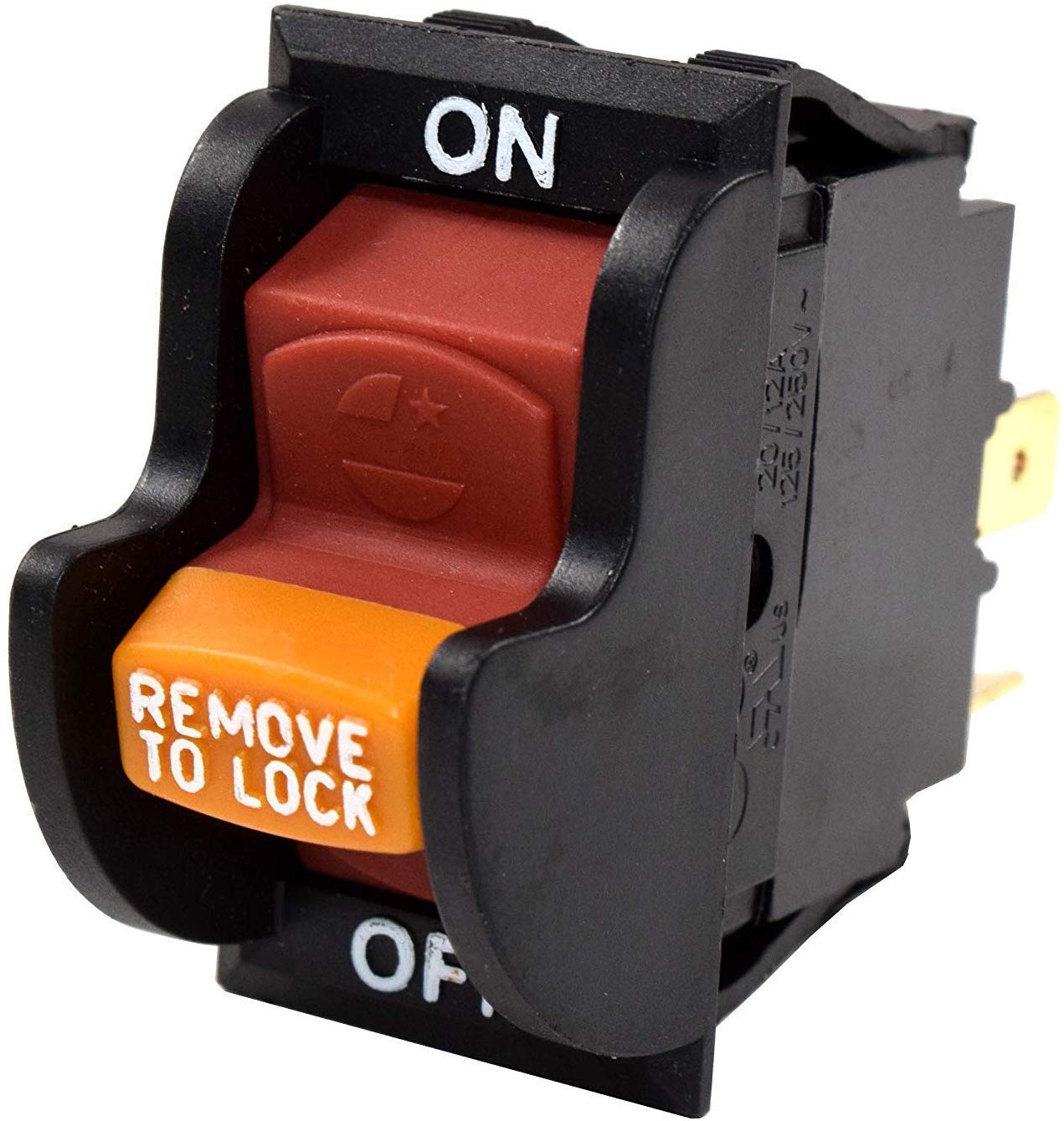 HQRP On-Off Toggle Switch for Rockwell, Hitachi, Reliant, Performax, Dayton, Jet, Craftsman OR90037 OR9OO37 0R90037 Power Tools Planer Band Saw Drill Press Table Saw