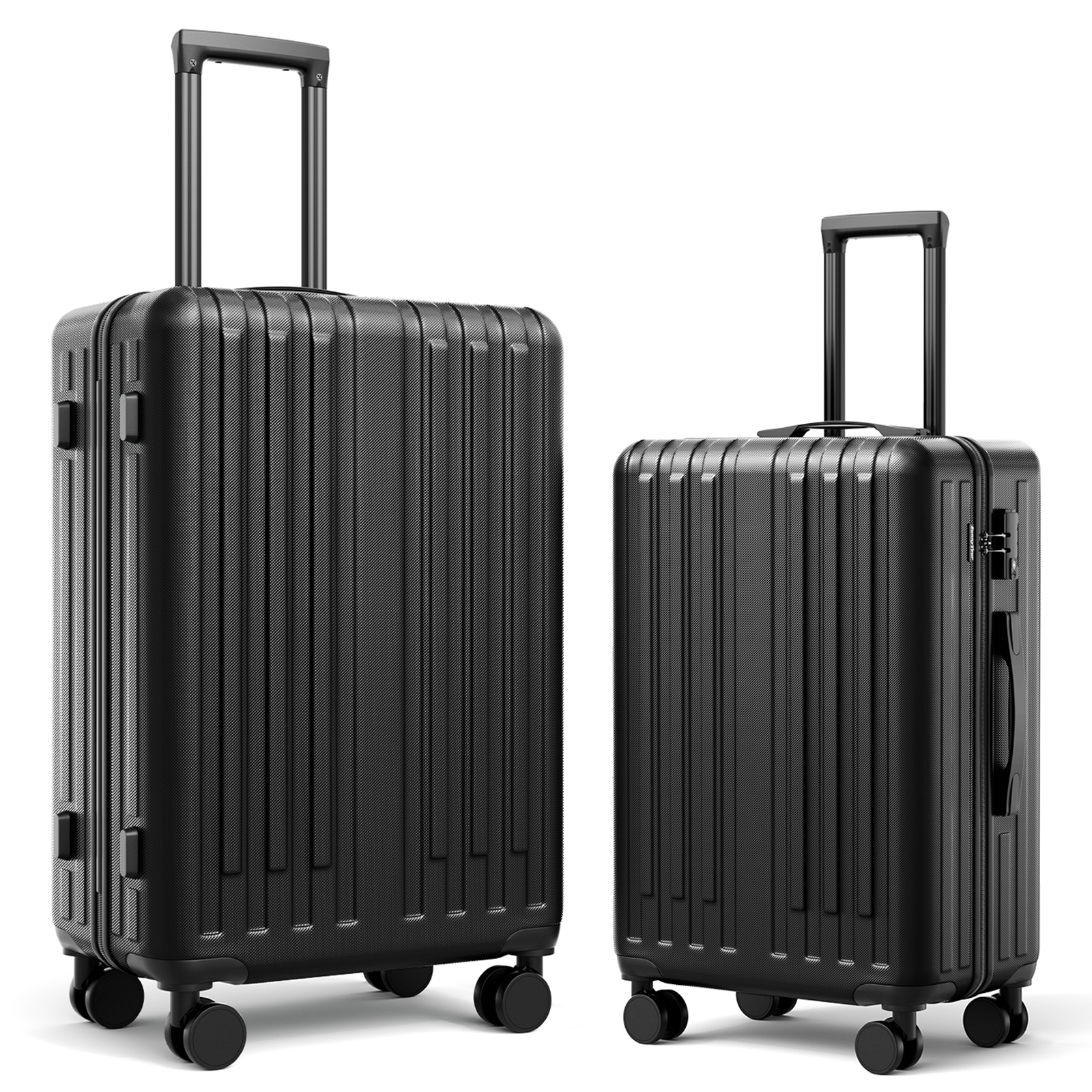 2 Piece Luggage Set with Wheels, 20-inch Carry on Luggage, 24