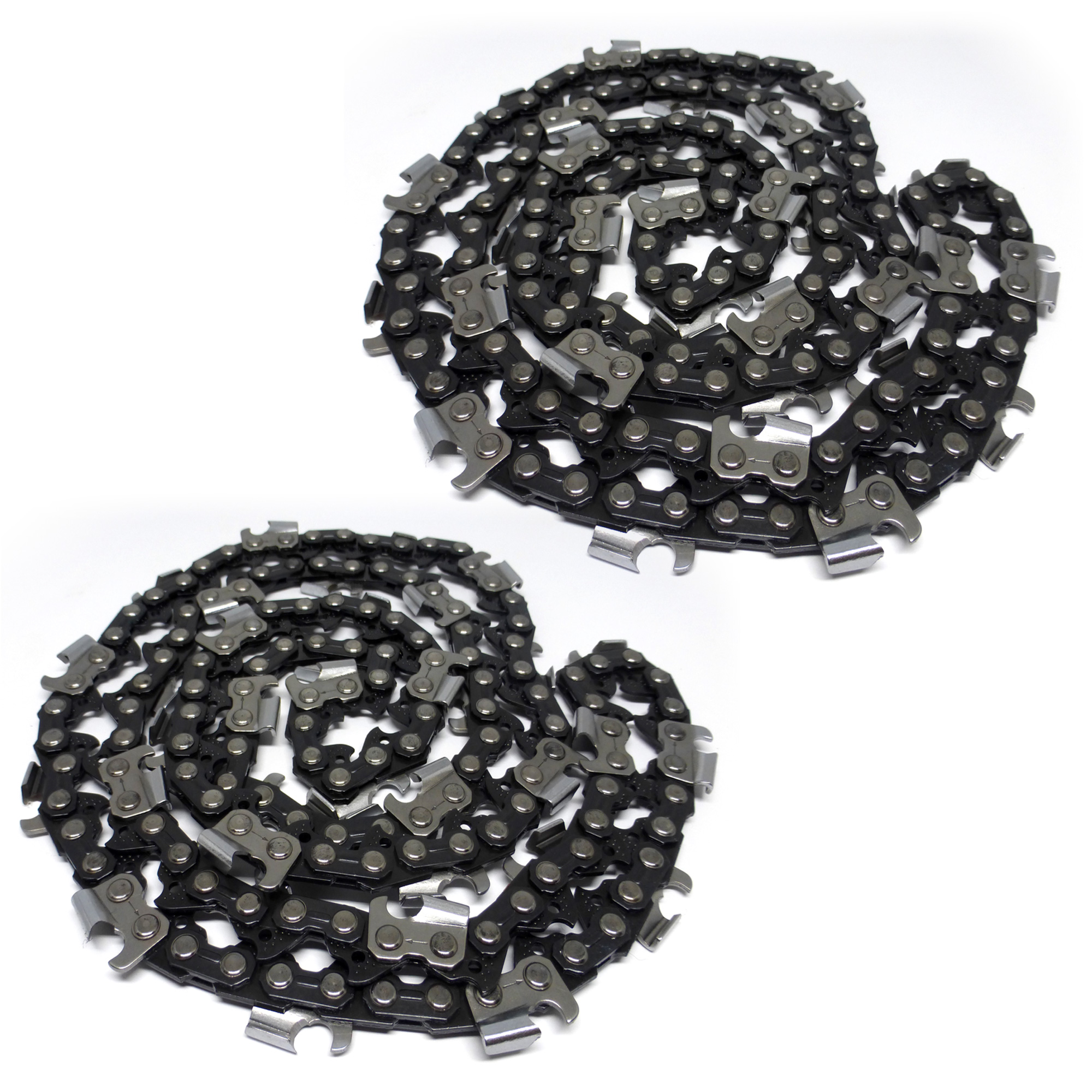 (2 Pack) 18 Chainsaw Chain .325 .058 72 DL Compatible with Stihl, Echo Husqvarna Craftsman RedMax / 63PM55, 501840472 591099072 21BPX072G, 91VXL055G