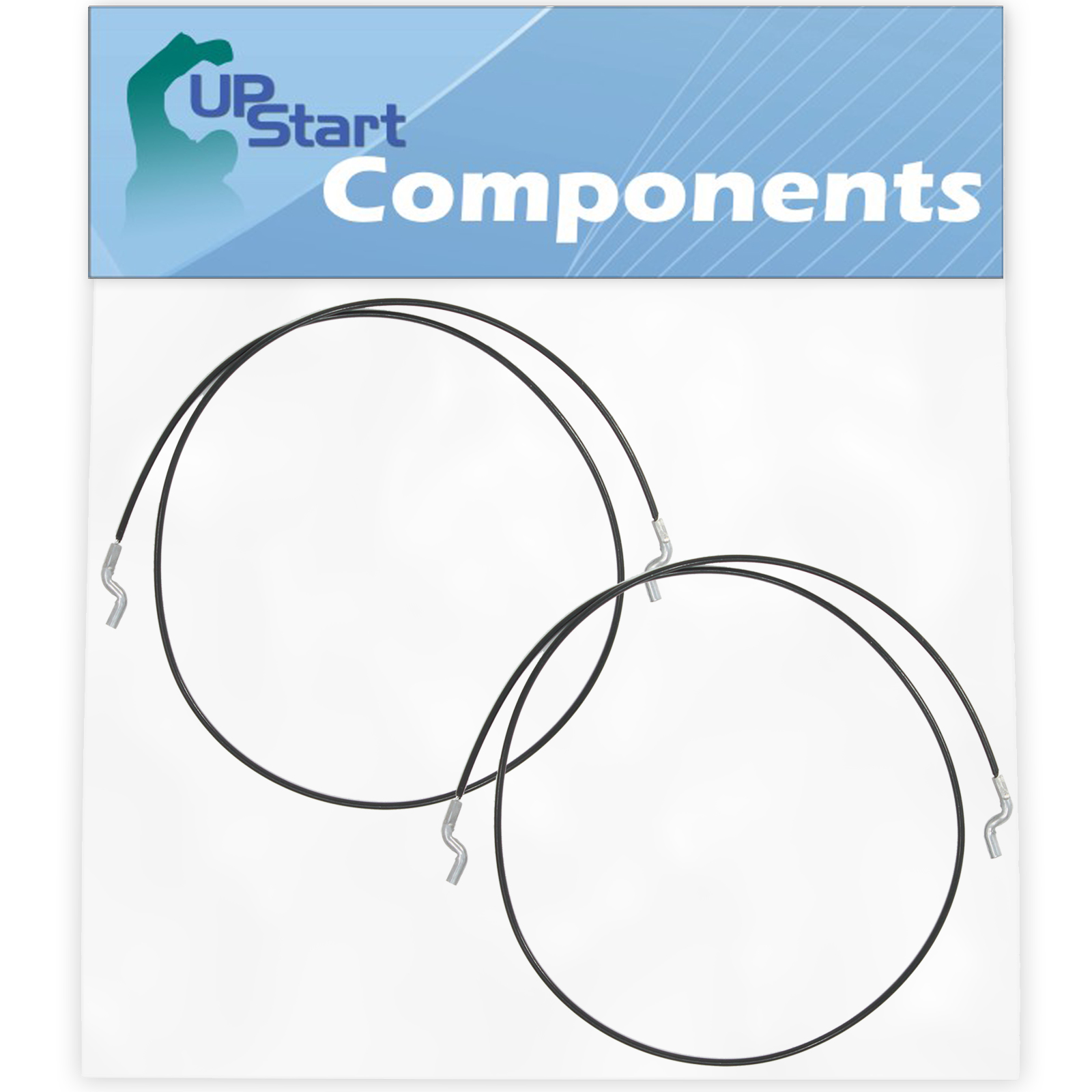 2-Pack 1501123MA Clutch Cable Replacement for Craftsman 536881550 Snowblower - Compatible with 1501123MA Drive Cable