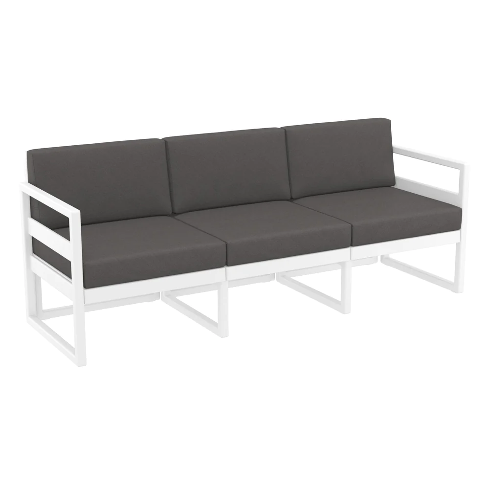 Mykonos Patio Sofa with Acrylic Fabric Cushion
