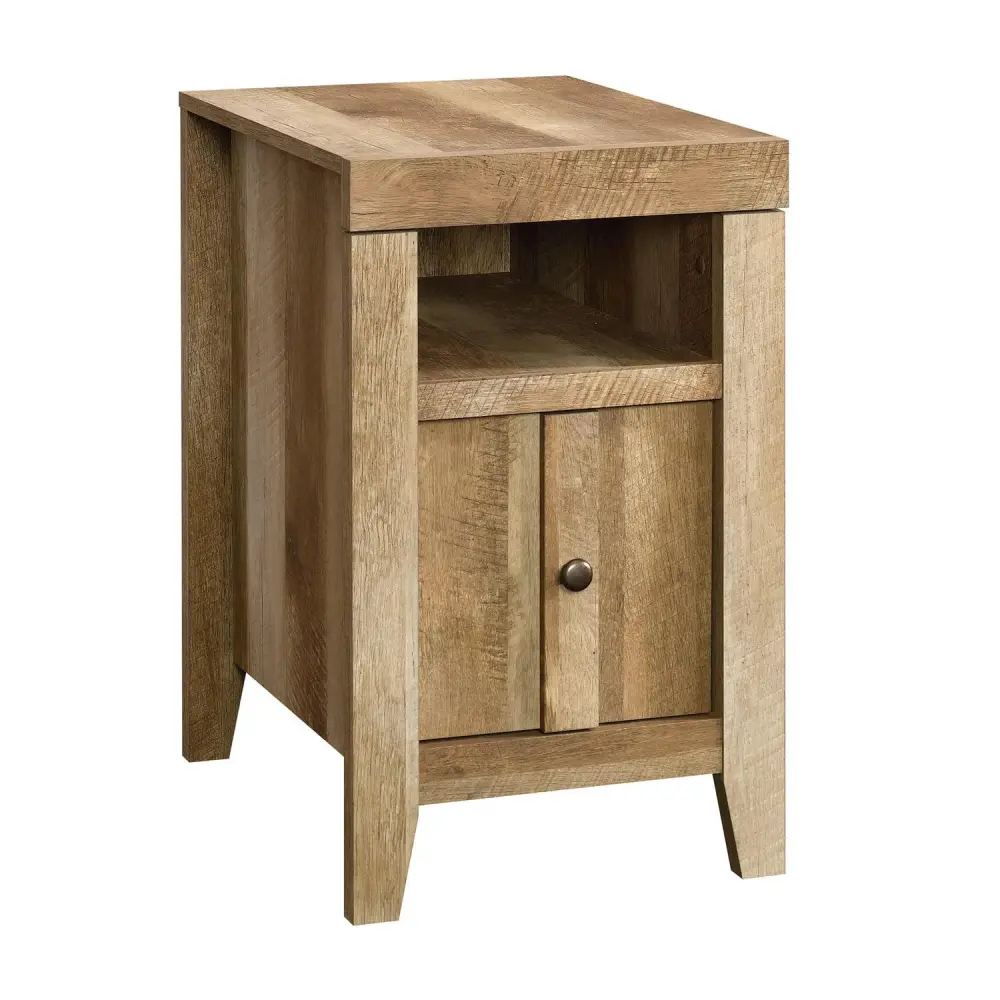 Sauder Dakota Pass End Table, Craftsman Oak Finish