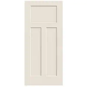 JELD-WEN 36 in. x 80 in. Craftsman Primed Smooth Molded Composite MDF Interior Door Slab