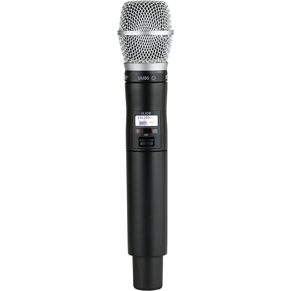 Shure ULXD2/SM86 Handheld Transmitter With SM86 Microphone, 174-216mHz