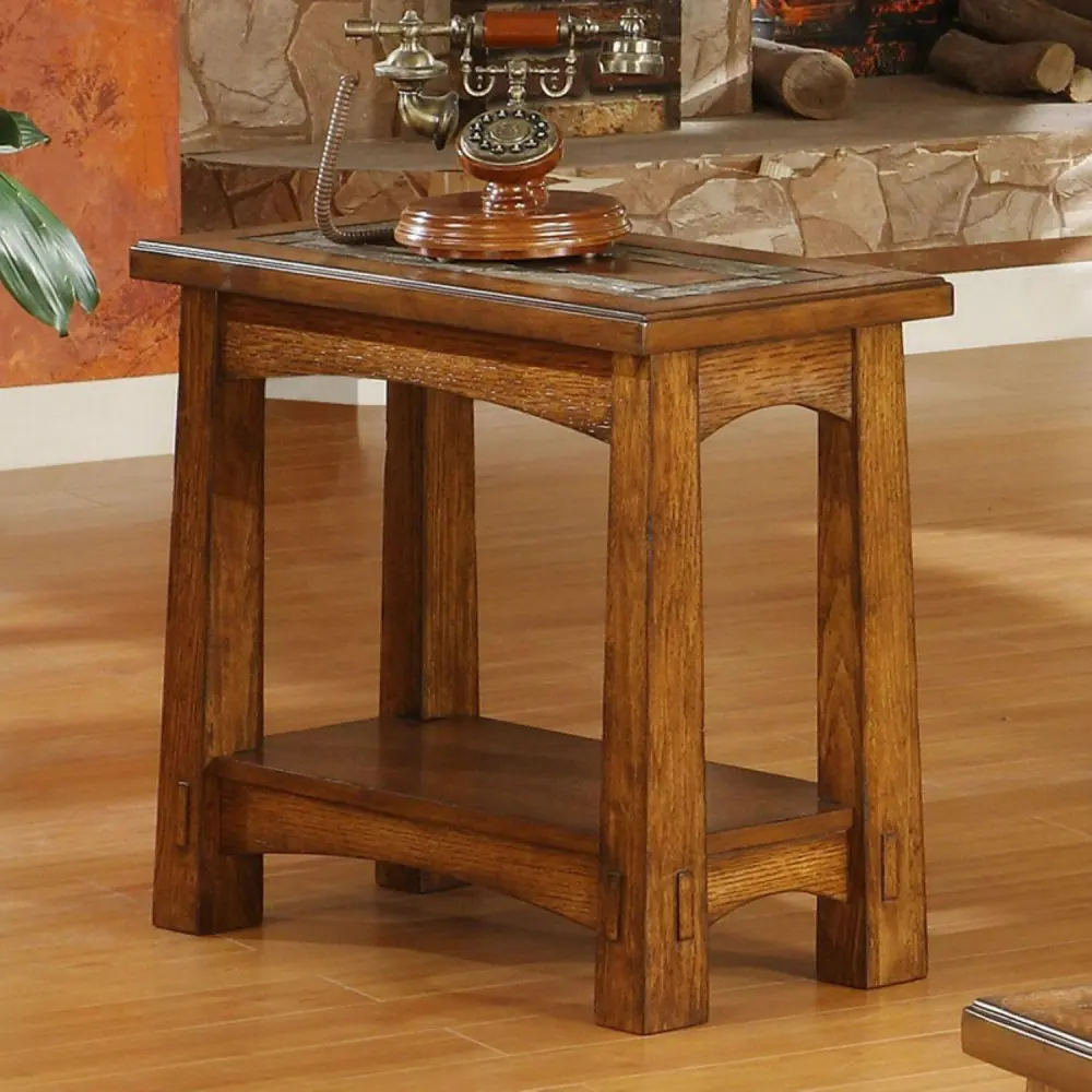 Riverside Craftsman Home Chair Side Table