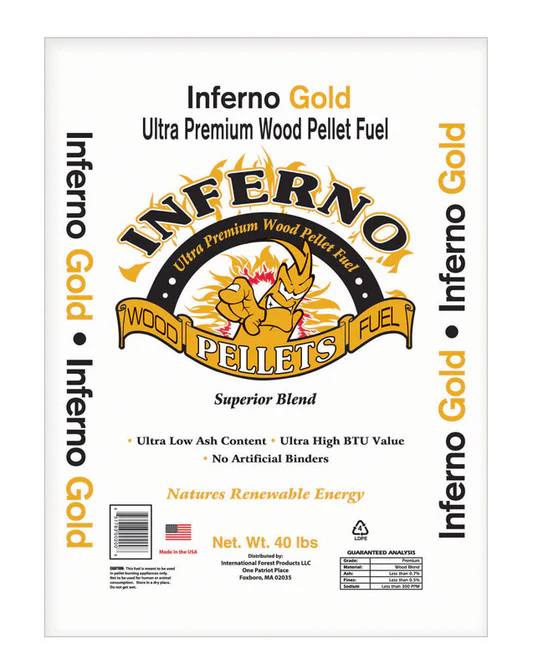 International Forest ProductsInferno Wood Pellet 8091 Btu 40 Lb. Bag