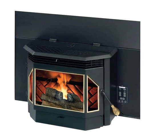 ENGLANDS STOVE WORKS INCSummers Heat EPA Certified 2000 sq ft Wood Pellet Insert 45 lb. cap. Hopper