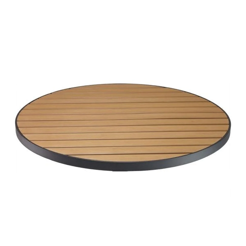 Synthetic Teak Aluminum Edge Outdoor Round Table Tops - Overstock ...