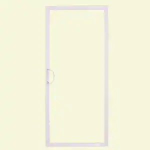 American Craftsman 72 in. x 80 in. 50 Series White Vinyl Sliding Patio Door Moving Panel, Universal Handing