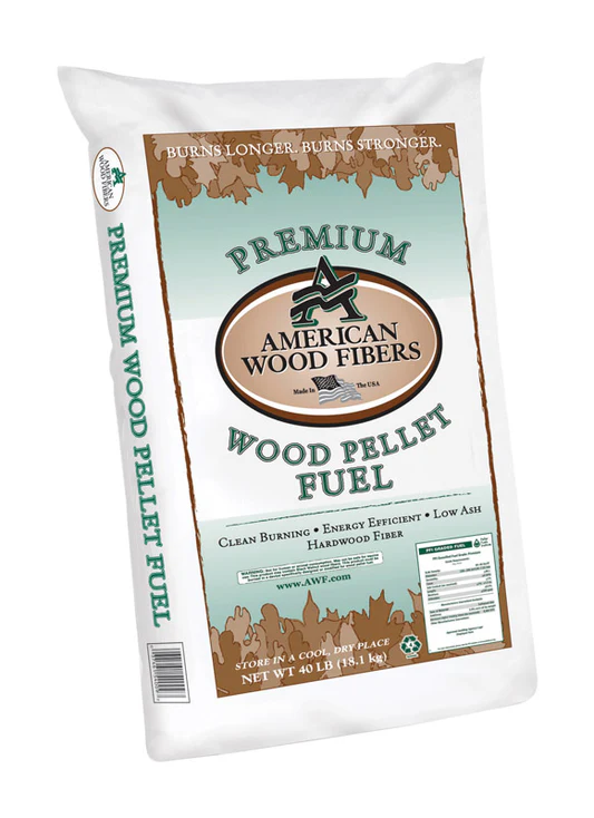 American Wood FibersAmerican Wood Fiber Pellet Fuel 40 Lb. (Case of 50)