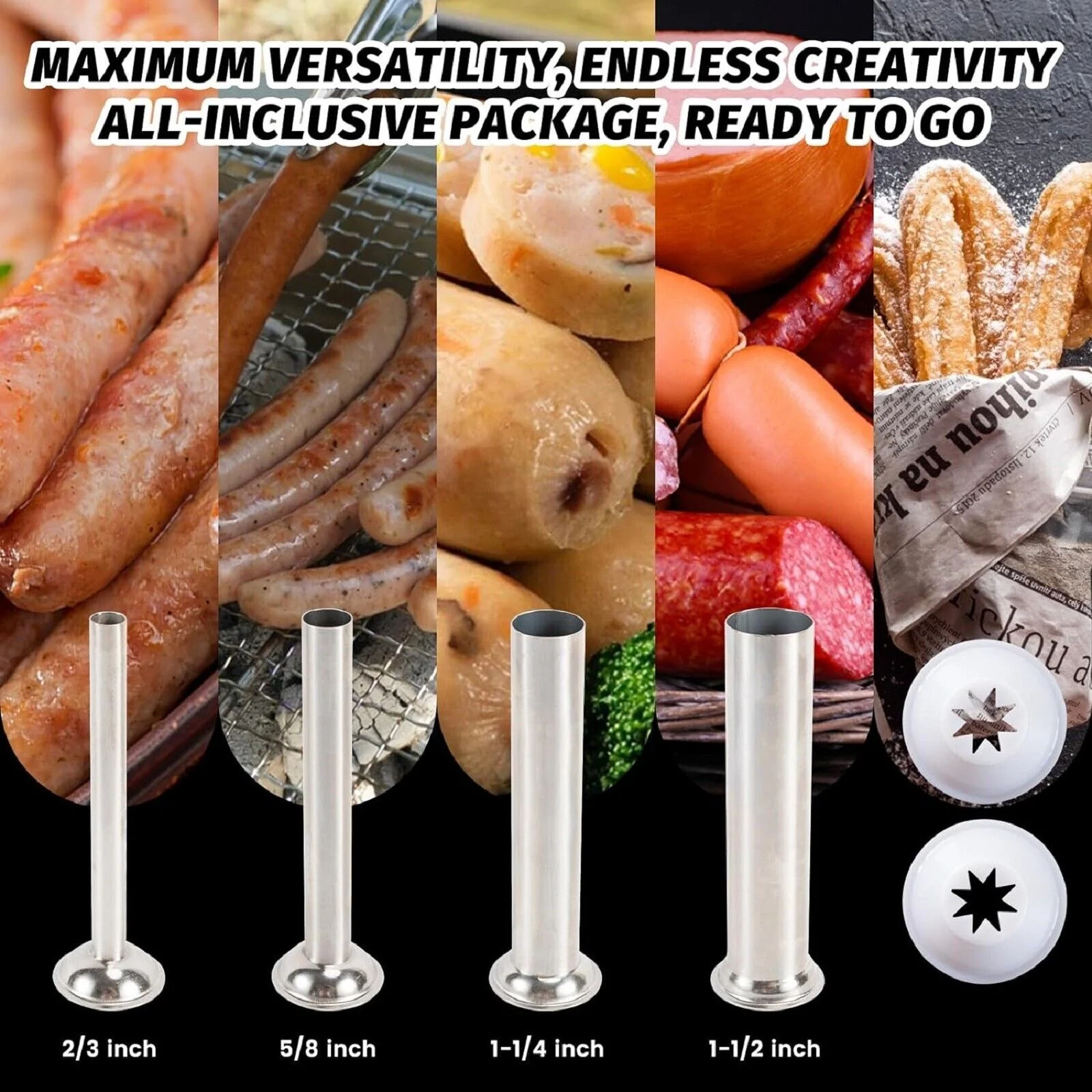 Hakka Electric Sausage Stuffer Machine Precision Craftsmanship, Fast Electric Sausage Filling Machine, 20L/44LB