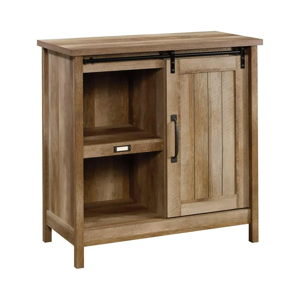 Sauder Adept Storage Accent Storage Cabinet, for TVs up to 39 , Craftsman Oak Finish