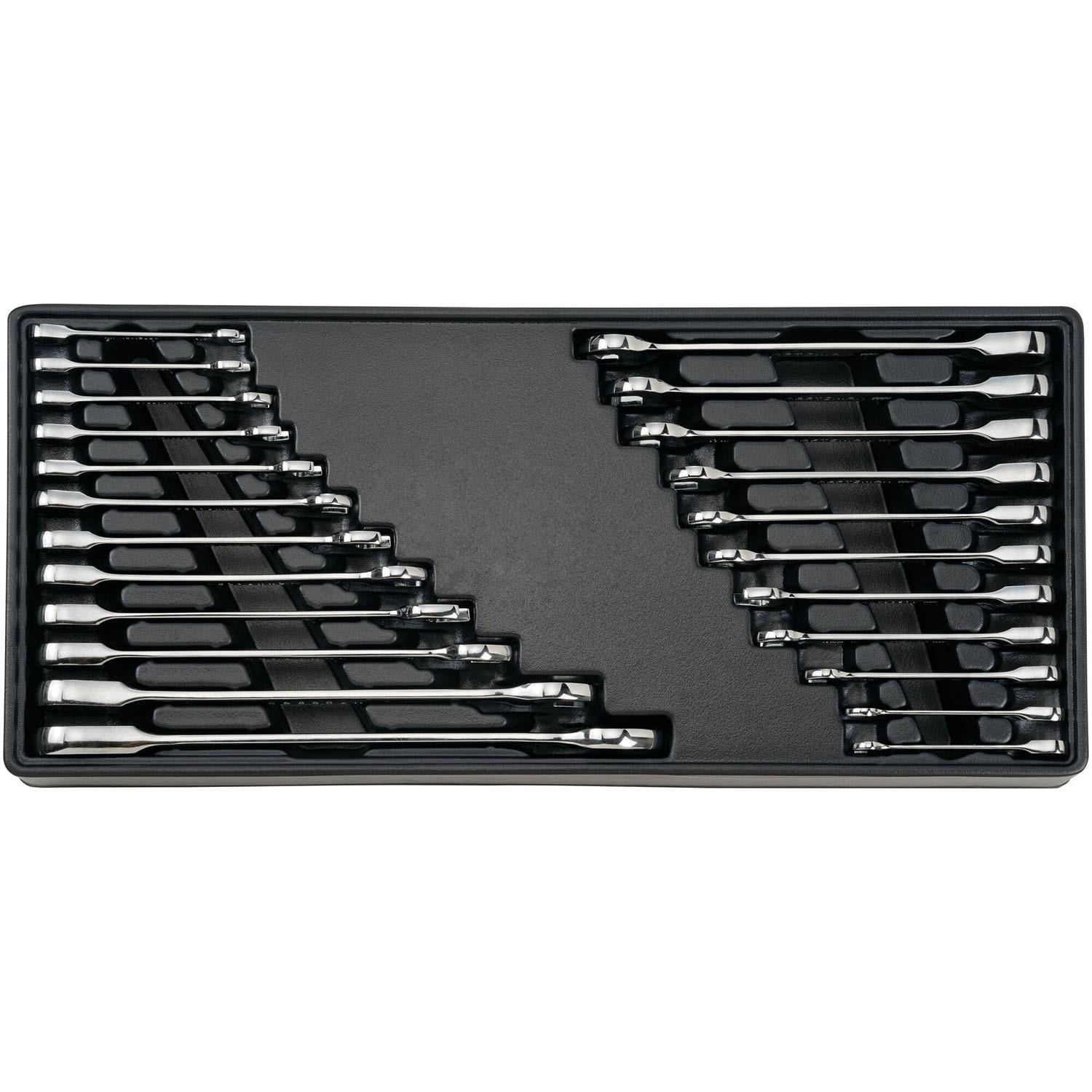 CRAFTSMAN 298-Piece Standard (SAE) and Metric Combination Polished Chrome Mechanics Tool Set