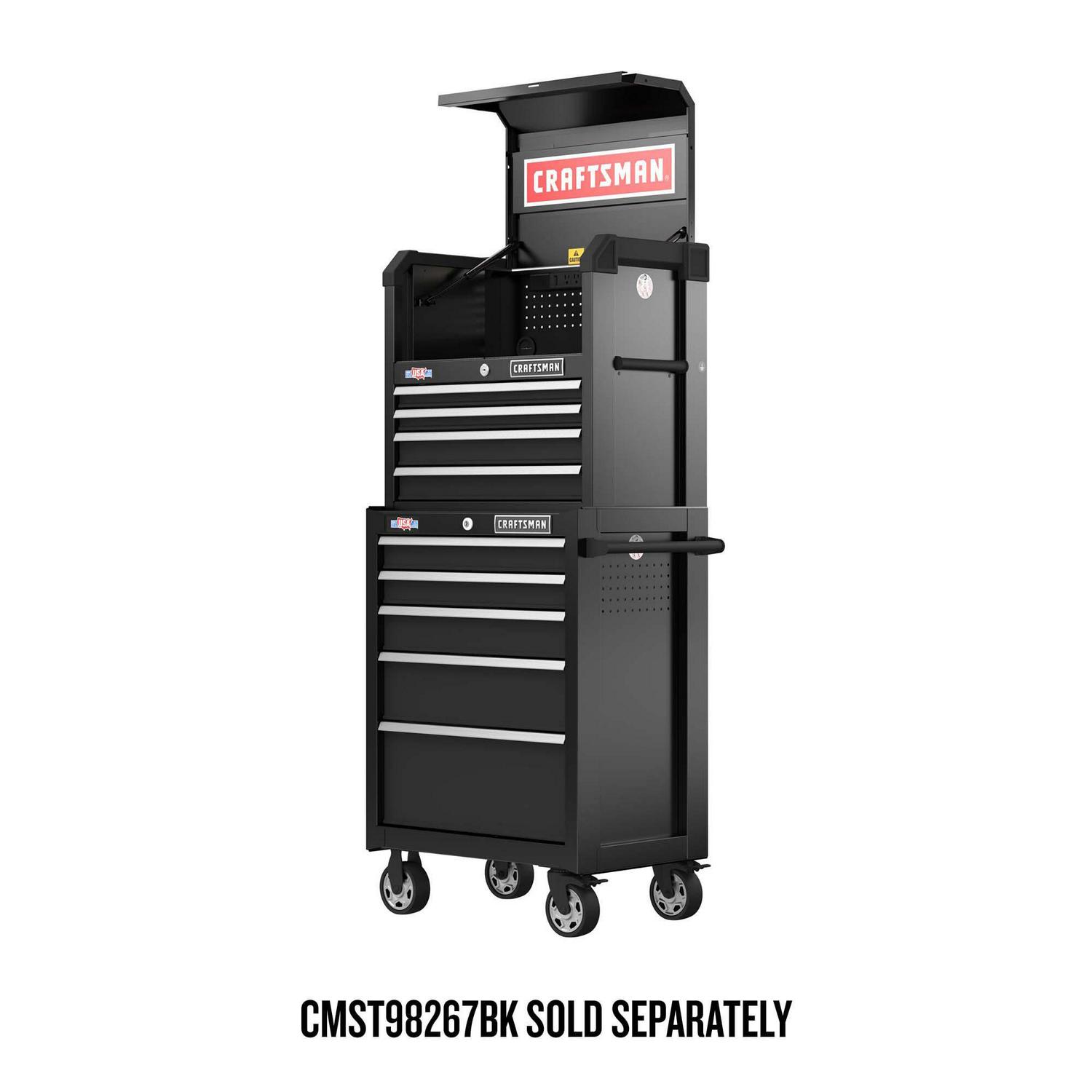 CRAFTSMAN 2000 Series 26.5-in W x 37.5-in H 5-Drawer Steel Rolling Tool Cabinet (Black)