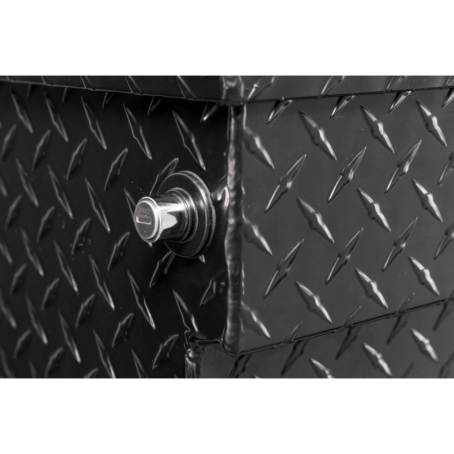 CRAFTSMAN 40.86-in x 19.57-in x 19.2-in Matte Black Aluminum Chest Truck Tool Box