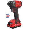 CRAFTSMAN V20 20-volt Max Brushless Cordless Impact Driver (2-Batteries Included, Charger Included and Soft Bag included)
