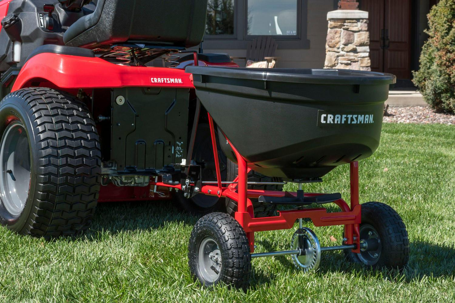 CRAFTSMAN 110-lb Capacity Broadcast Tow-Behind Spreader