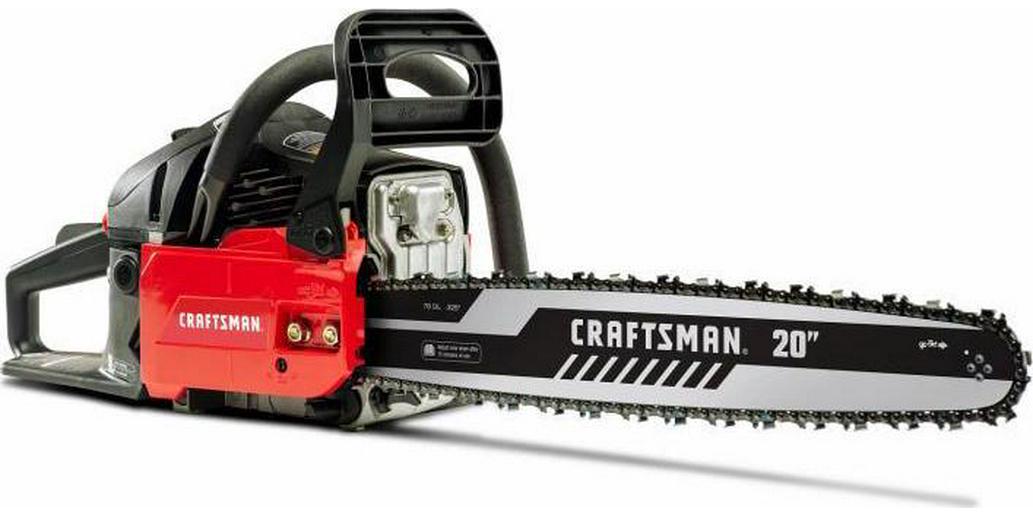 CRAFTSMAN S205 46-cc 2-cycle 20-in Gas Chainsaw