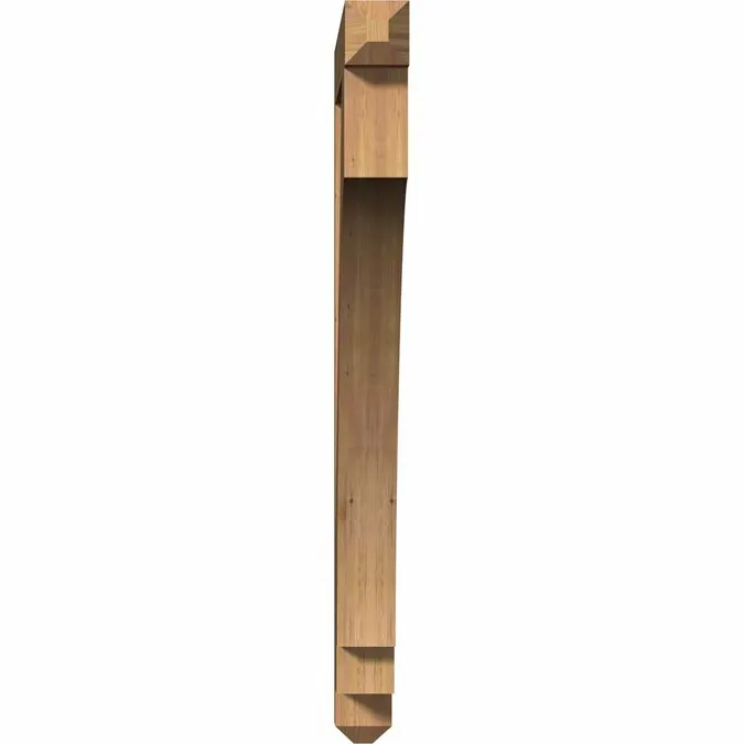 Ekena Millwork Imperial craftsman smooth 3-1/2-in x 38-in x 44-in Brown Western Red Cedar Standard Bracket