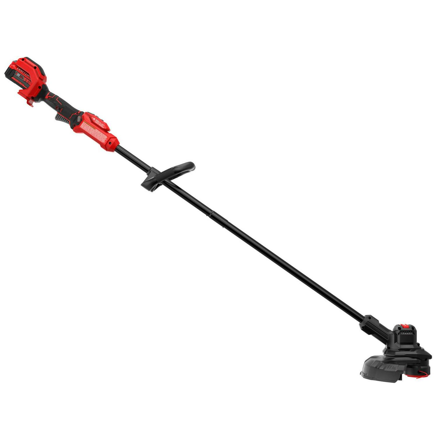 CRAFTSMAN Brushless RP 20-volt Max 13-in Straight Shaft Battery String Trimmer 5 Ah (Battery and Charger Included)